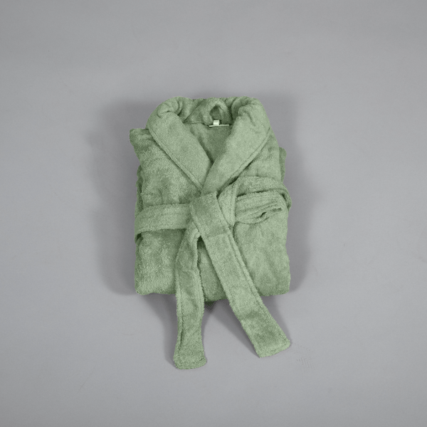 Pure Cotton Bathrobe, Green